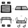 TIYASTUN Table de camping pliable, table de pique-nique portable, petite table pliante avec plateau en maille résistant à la cha