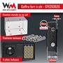 WORKMEN SECURITY Coffre fort électronqiue a code 16L 25x35x25 cm