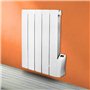 Radiateur électrique a inertie fluide - 900W - WARM TECH - 230V - Jusqu'a 35m3 - Blanc