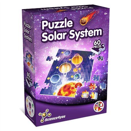 Science4you Puzzle du Système Solaire pour Les Enfants - 60 Pièces du Puzzle des Planètes du Système Solaire