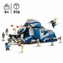 LEGO Star Wars 75435 The Clone Wars Le MTT des Séparatistes de la Bataille de Felucia - Jouet Interactif avec Speeder, 2 Minifig