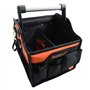 Boxer® Sac à Outils 10 Pouces Noir et Orange – Caisse de Rangement Vide Portable – Boîte Vide avec Poignée en Aluminium – Sacoch