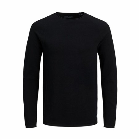 T-shirt à manches longues homme Jack & Jones ehill Knit Noir