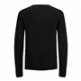T-shirt à manches longues homme Jack & Jones ehill Knit Noir