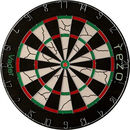 Jeu de fléchettes - VADER - Set cible et 6 fléchettes inclus - Fibres naturelles - REZO