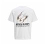 T-shirt à manches courtes homme Jack & Jones Jcodynamic Dust Ss Crew Blanc