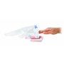 DIRODAL S.R.L. CLEAN HANDS KIT MULTIUSE SIMPLE - HYGIÈNE MAINS ALIMENTS GANT MAGNÉTIQUE BANCON (Transparent)