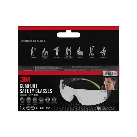 3M SecureFit 400 Lunettes de sécurité