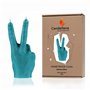 Candellana Hand PEACE Bougie - Figurine de main - Déco cool - Déco gothique - Bougie déco grunge - Déco heavy metal - Décoration