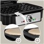 ZEEGMA GOFREE CHEF Gaufrier Haute Puissance 1200 W pour Gaufres Belges, Double Revêtement Antiadhésif, Contrôle de la Températur