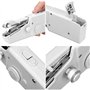 Retoo Mini Machine à Coudre Électrique Portable Multifonctionnelle pour Débutants et Enfants, Idéale pour DIY, Vêtements, Rideau