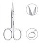 Retoo Pince à ongles tranchante & inoxydable & Ciseaux à cuticules de précision avec coupe lisse & Pousse cuticules double face