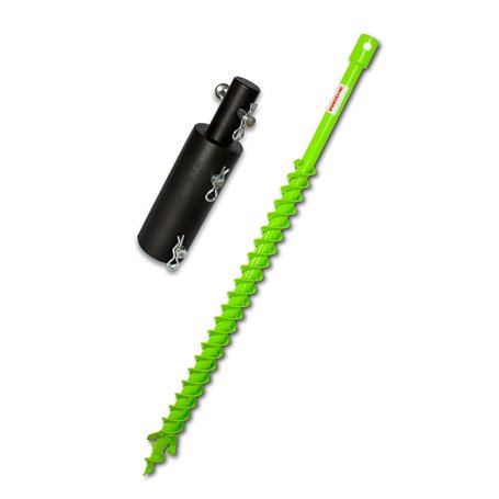 WERHE tarière de terre pour foreuse avec adaptateur de 25 mm à 20 mm ⌀40 mm