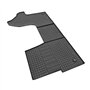 CIKCar Set Tapis de Caoutchouc Compatible avec Renault Master IV 2024- & Nissan Interstar 2024- (3-pièces + Points de fixage), N