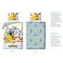 Pokemon Pikachu et amis POK 9820 Parure de lit avec housse de couette 135 x 200 cm et taie d'oreiller 80 x 80 cm Certifié Öko-Te