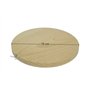 Planche à découper ronde en bois coupe pizza bois double face 15 cm