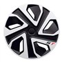 Jeu d'enjoliveurs J-Tec ST 18-inch argent/noir