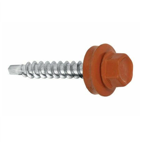 Wkret-Met RAL8004 Lot de 200 vis à tôle 4