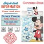 Mickey Bébé Parure de Lit Oh Boy Mouse | Coton | 100 x 135 cm | Tout Petit