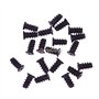 EsportsMJJ 20Pcs Computer Pc Boîtier De Refroidissement Ventilateur Vis Noir Pour Les Ventilateurs 60Mm 80Mm 120Mm