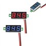 Lot de 2 mini voltmètres numériques de 0
