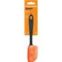 Fiskars Racloir à Pâte résistant jusqu'à 180 °C de température, Essential, Plastique/silicone, longueur 25 cm, Noir/orange, 1065