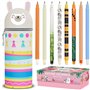 Trousse Ecole 2 en 1 en Silicone Souple Kawaii