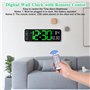 Horloge numérique LED avec télécommande