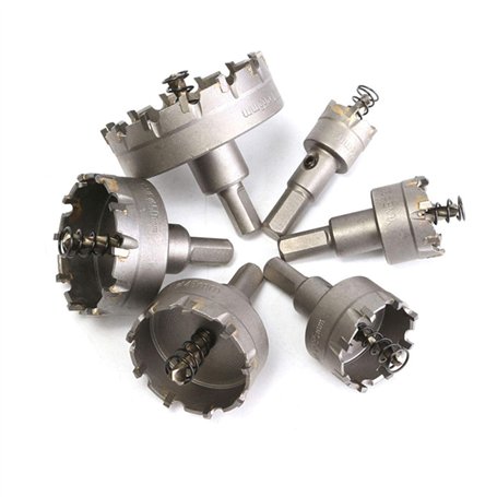 4EVERHOPE 6 Pcs HSS TCT Tronçonneuse Trépans Forets Trépan Carbure Trou Ouvreur