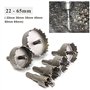 4EVERHOPE 6 Pcs HSS TCT Tronçonneuse Trépans Forets Trépan Carbure Trou Ouvreur, 22-65mm