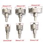 4EVERHOPE 6 Pcs HSS TCT Tronçonneuse Trépans Forets Trépan Carbure Trou Ouvreur, 22-65mm
