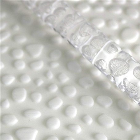 Cupcake Moulds Rouleau à pâtisserie texturé en acrylique Effet pavés