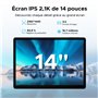 AI Tablette 14 Pouces 13500mAh Batterie
