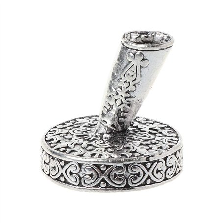 BINGHONG3 Porte-stylo rond vintage en métal pour stylos plume plume - Fournitures scolaires de bureau - Cadeau pour étudiant