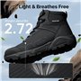 FREE SOLDIER pour Homme Mid Haute durabilité Lacets Bottes Durable Imperméable Armée Combat Chaussures Respirant Tactique de Ran