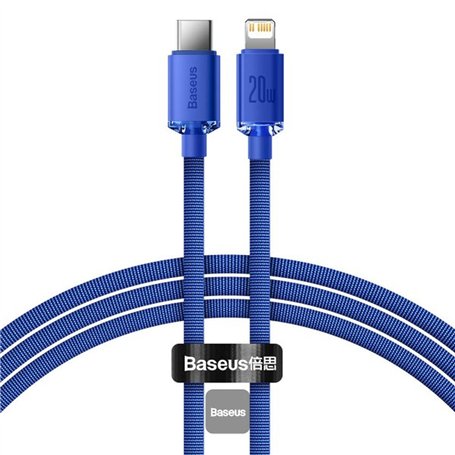 Câble USB-C vers Lightning Baseus CAJY000203 Bleu 1