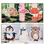 6PCS Marque-pages Magnétiques Signets Animaux Marque-page pour Bricolage Décoratif Papeterie Artisanat École Cadeau