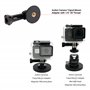 PROfezzion Support de Magnétique Puissant avec Mini Rotule à Rotation 360° pour Gopro Hero 13/12/11/10/9/8/7/6, Insta360 X5/X4/X