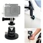 PROfezzion Support de Magnétique Puissant avec Mini Rotule à Rotation 360° pour Gopro Hero 13/12/11/10/9/8/7/6, Insta360 X5/X4/X