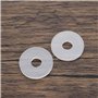 Be In Your Mind 80 Pièces Joints Plats en Silicone Transparent Diamètre Extérieur 19mm Diamètre Intérieur 6mm épaisseur 1,5mm po