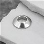Be In Your Mind Lot de 5 Rondelles à Billes M8 en Acier Inoxydable Chromé Diamètre Extérieur 17 Mm Compatibles avec La Fixation