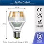 SANSI Ampoule LED E27 25W 3000K Blanc Chaud 4000LM, Équivalent Ampoule Incandescence 250W, Ampoule LED Puissante à Culot E27 Non