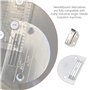 Create idea Plaques d'alimentation pour Chien et Aiguille Ensemble pour Machine à Coudre Industrielle Compatible avec Juki Compa