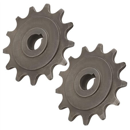 Create idea Lot de 2 pignons à 13 dents pour chaîne de vélo - Pièce de rechange - Pignon de scooter électrique - 13 dents - Pign