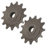 Create idea Lot de 2 pignons à 13 dents pour chaîne de vélo - Pièce de rechange - Pignon de scooter électrique - 13 dents - Pign