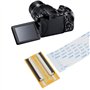 Create idea 2pcs Câbles Plats Flexibles et Adaptateurs 24 Broches Compatible avec Appareils Photo Caméscopes Numériques Ordinate