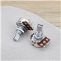 Create idea 4pcs Boutons de Potentiomètre Linéaire pour Guitare B50K 18 Mm de Long Axe Fendu Contrôle Du Volume Et de La Tonalit