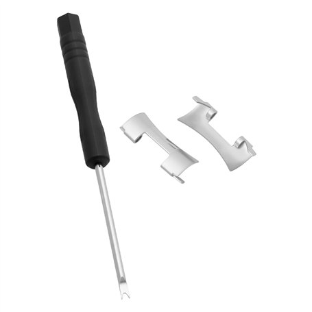 Create idea 1 paire de cosses incurvées de 20 mm x 9 mm compatibles avec les montres Seiko Diver en acier inoxydable style Oyste