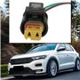 The Lord of the Tools 2 Pièces Connecteur Précâblé de Voiture à 2 Broches 4F0973702A 4F0973702 Compatible avec Audi Compatible a