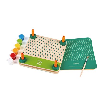 Hape Presse à Fleurs pour Enfants 5 Ans et Plus - Ensemble de Presse à Fleurs et Herbier d'art Fabriqué en Bambou Durable - Kit